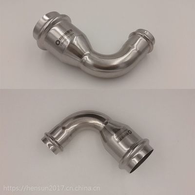 不锈钢90°异径弯头 双卡压式管件的优势与应用